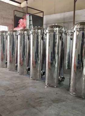 304不锈钢袋式过滤器φ400*810*2袋*2.020吨40吨60吨/小时