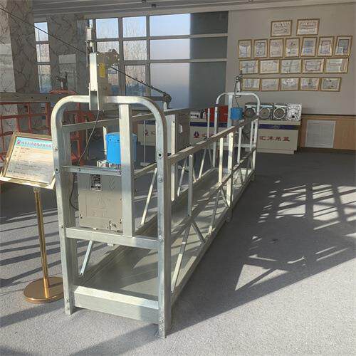 临清电动吊篮出售,高处6米建筑吊篮配件,建筑吊篮提升机