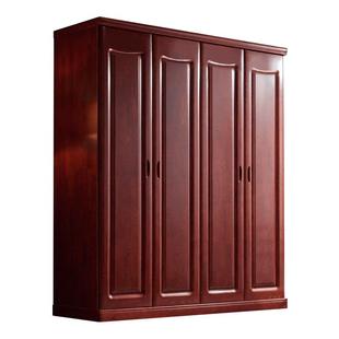 1350 YH3208006红胡桃色2000 500m 木质三门更衣柜 永亨更衣柜