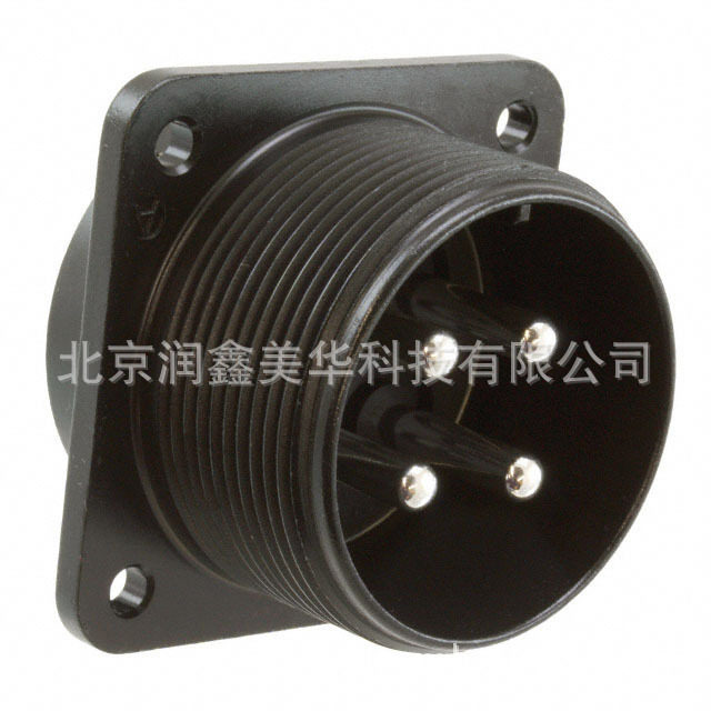 JAE圆形连接器插头公形引脚