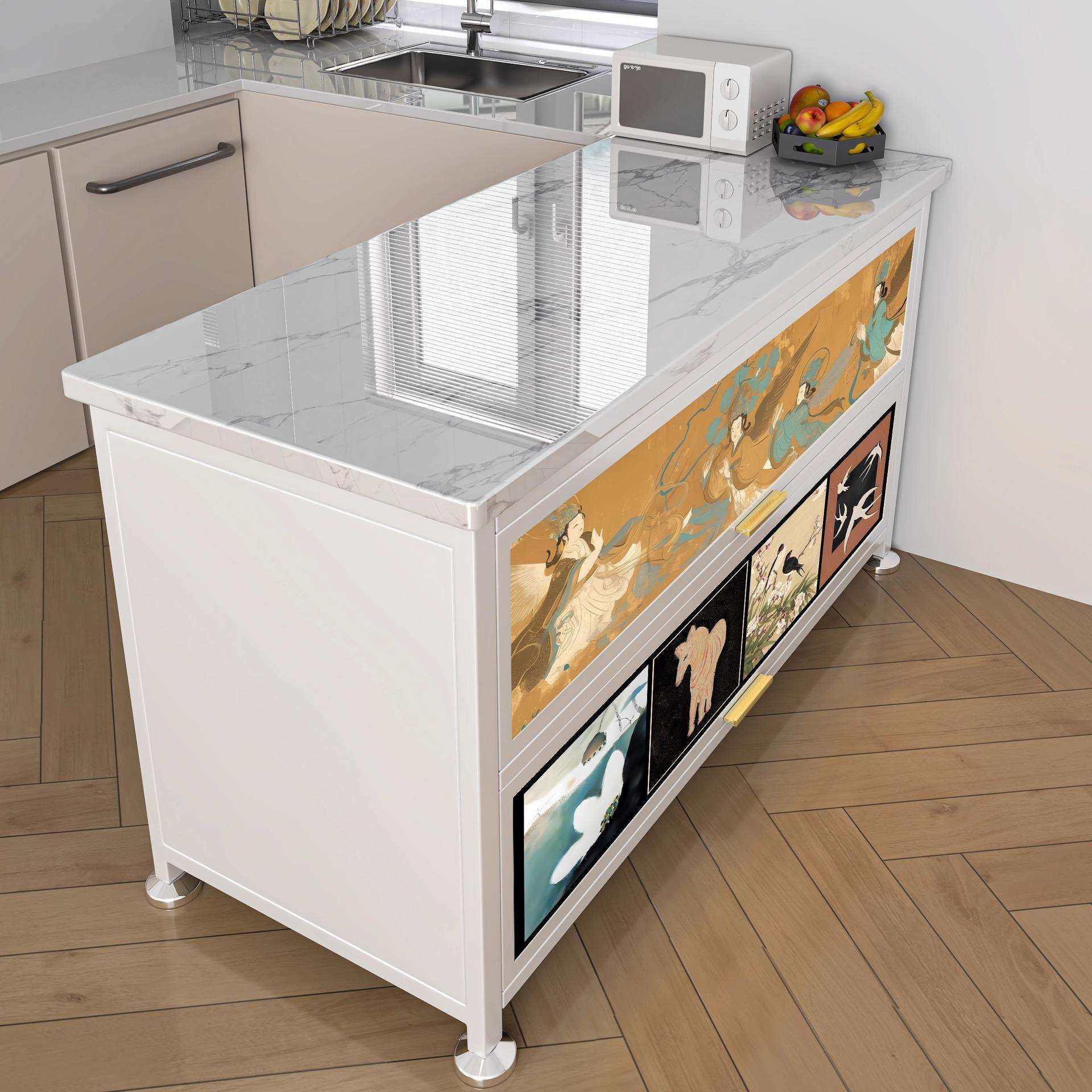 厨房置物架落地多层微波炉收纳柜多功能家用岩板餐边柜橱柜储物柜,畜牧/养殖物资,畜牧/养殖器械,淘宝优惠券,粉丝福利购,淘宝优惠卷