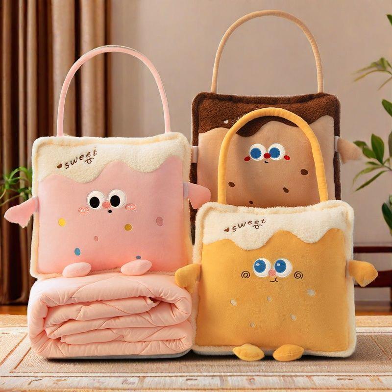 抱枕被子二合一两用奶酪抱枕被子沙发办公午休睡觉枕头车用车内