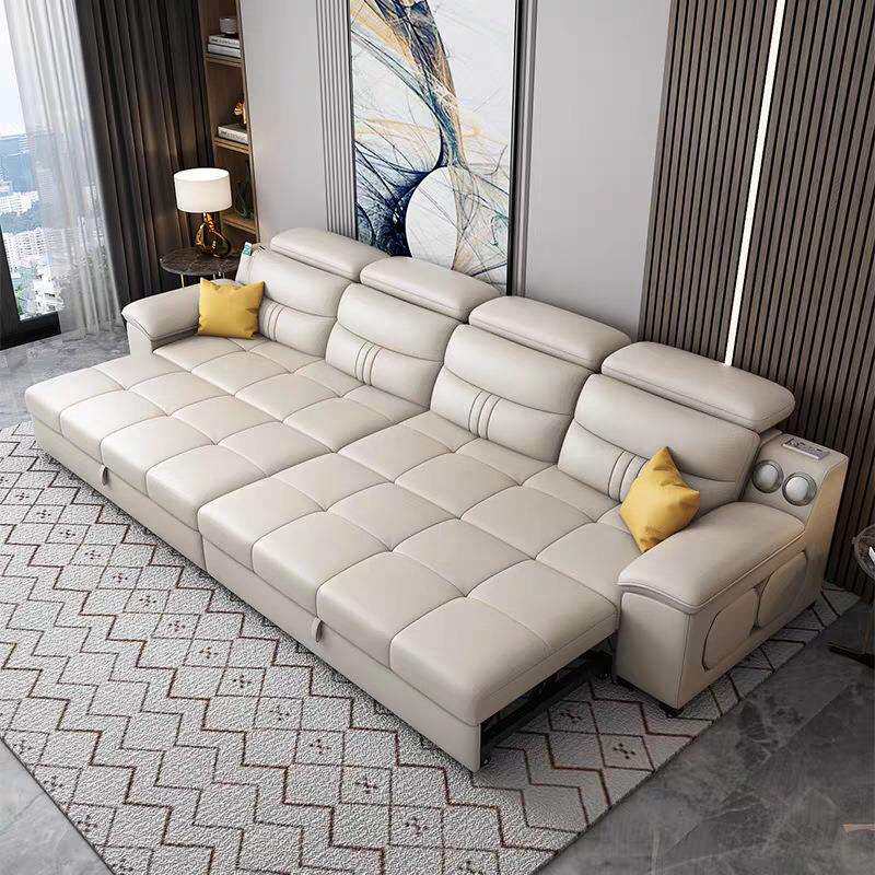 折叠沙发床两用2026新款小户型网红款实木多功能客厅双人贵妃懒人