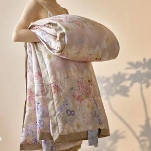 李官奇20%大豆纤维被芯天丝棉可水洗春秋被子四件套A类单人c^