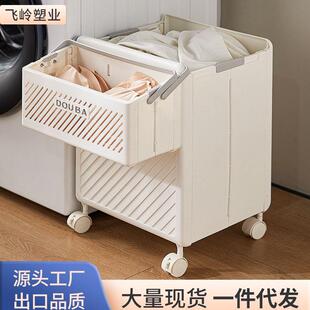 脏衣篓可折叠家用卫生间浴室高颜值大容量收纳洗衣篮子脏衣篮推车