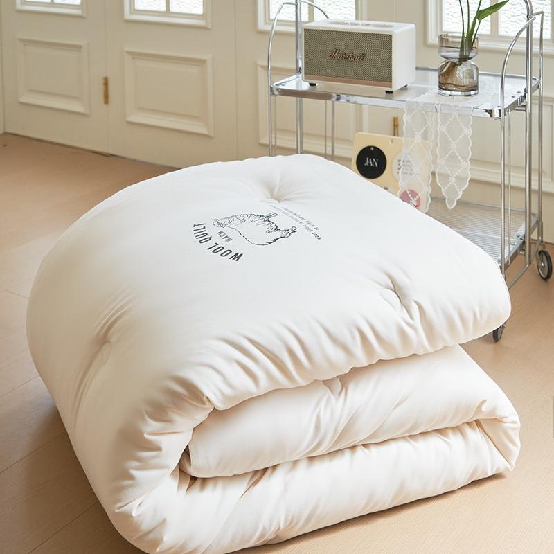 2洲025冬糯棉YM1澳羊毛大被被豆子被芯被宿舍单人学生棉被芯春秋