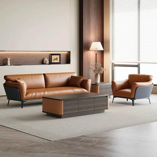 商会客接待洽休息区办公无品牌/沙发谈会议室务办公室简约现人代