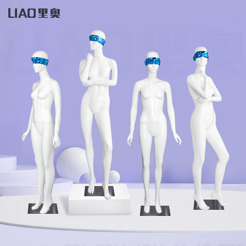2026新款高端电镀脸女模特橱窗