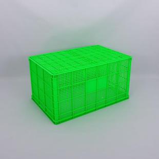 料红色大号ETD周转筐塑加一米塑红色周转筐大胶号框运输厚网箱纯