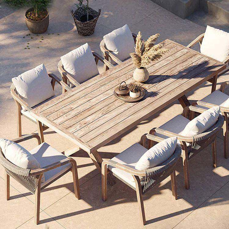 户外庭院合桌椅组木露天实仿木纹铝别墅柚花园民宿酒店室外木藤椅,商业/办公家具,商用藤编家具,淘宝优惠券,粉丝福利购,淘宝优惠卷