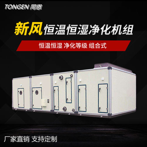 同恩组合式净化恒温恒湿机组 超低温冷库带新风 净化转轮除湿机组