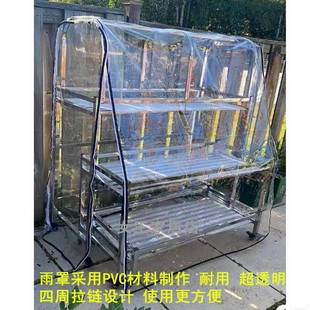 不内锈钢花架EWW子多肉推拉带架轮子雨棚架室外阶铁梯式艺防腐木