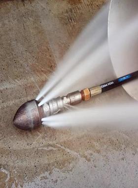 疏高压管疏通机汽柴老油污QZC水清洗通下水道道设备电动水鼠大型