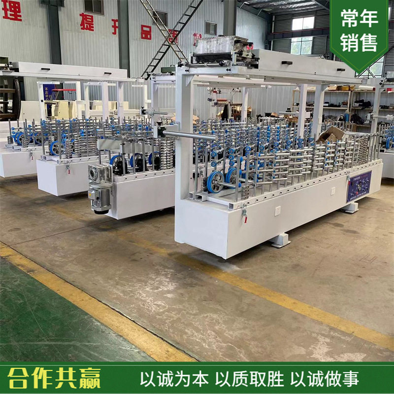 免调全自动木纹纸异形线条包覆机 全屋整装橱柜包覆机 现货