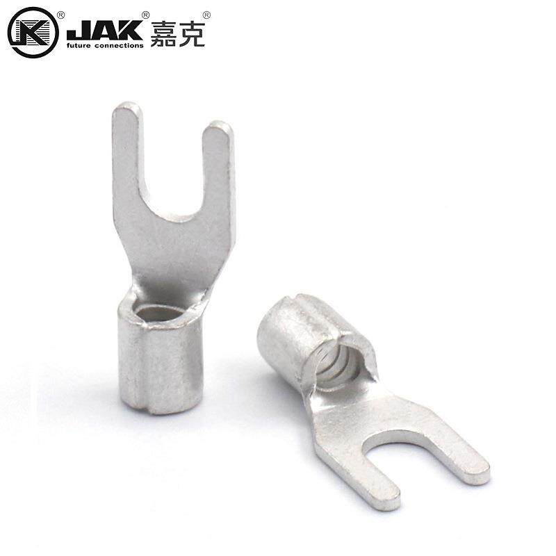 冷SNB3.5-4紫铜压电焊接无品牌/端子铜鼻子型端子叉形Y线接头有认