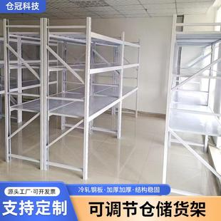 仓储加厚货架快递超HSU型市工业储物架仓库多层置物架重收纳铁架