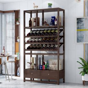 AF76HT699L红酒架置物架摆件家用展示架酒柜台挂厅壁餐柜储物吧架