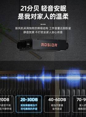 新风系统用DUT10-34双向式流家商全屋用吊顶通风换气机