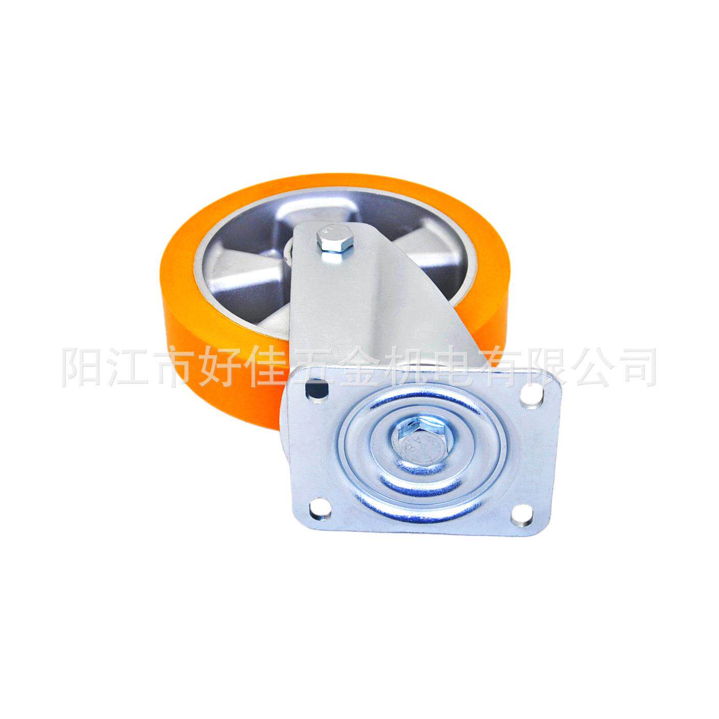 源头工厂产20050欧洲款好重型双轴X承铝芯聚品酯P无品牌/氨U脚轮