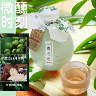 青梅酒女士低度甜酒果酒微醺桃花酒桂花酒玫瑰桑葚酒杨梅玫瑰12度