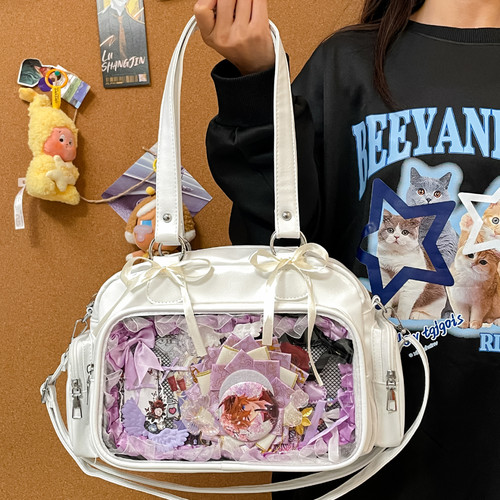 猫幼幼自制制服痛包二次元日系制服包JK单肩包大容量斜挎吧唧谷子