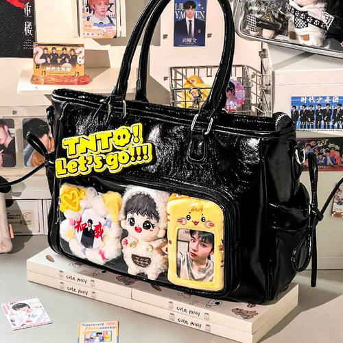 藏灯牌包演唱会藏东西的包包痛包双肩斜跨包有暗层藏支架托特痛包