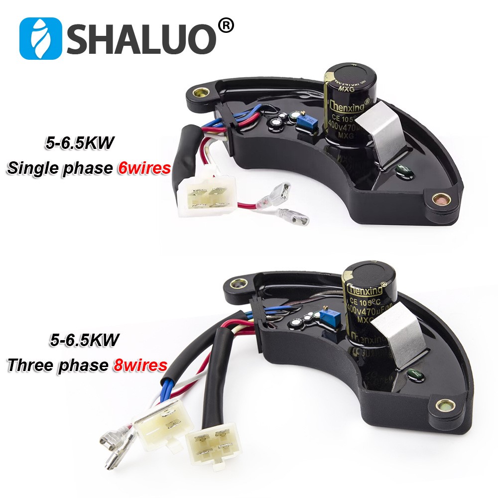 6线5KWAVR汽油发电机稳定器自动稳压器220V单相控制板400V 470uf