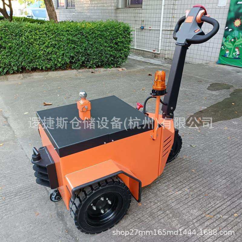 电动步行牵引车迷你型拖车机场行李运输牵引头拖车液压牵引车