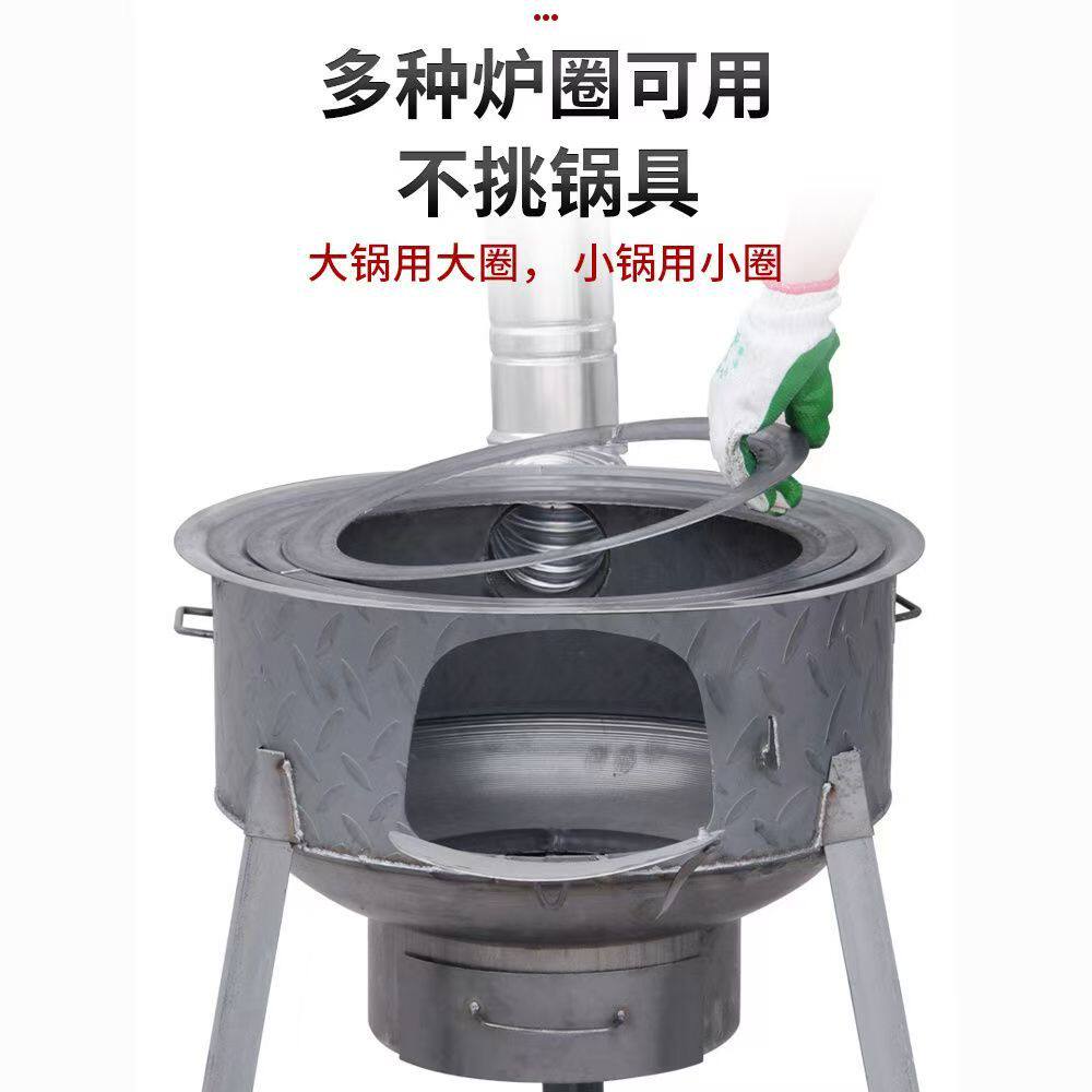柴火炉农村烧木柴家用户外炉具简易大锅灶无烟铁锅灶台柴火灶炉子