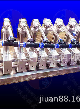 玖安模具 供应胶袋多孔圆孔可移动刀叉模气动打孔机