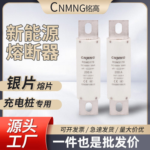 充电桩熔断器RSM3178(RS309)/DC1000V200A新能源电动汽车直流FWP