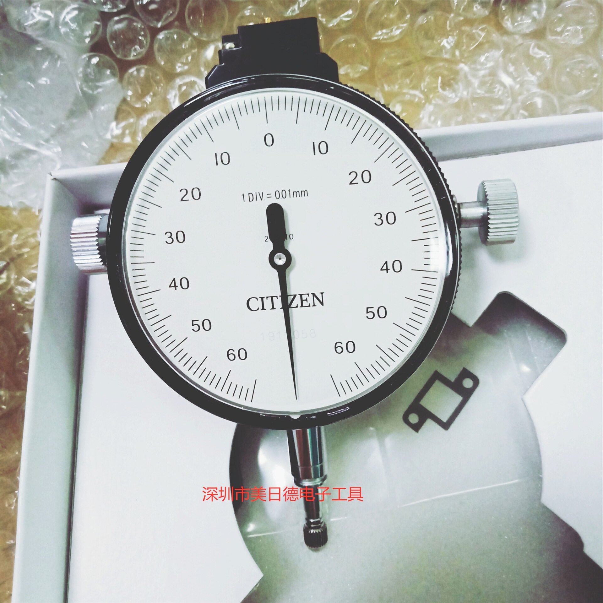 日本CITIZEN西铁城2S-010千分表界限量规2S010指示表测量工具
