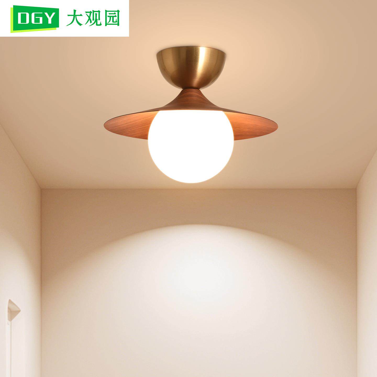 大观园过道灯美式乡村复古个性简约中古风走廊灯阳台入户灯具L271