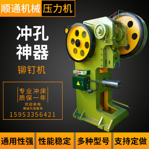 铆钉冲孔机6.3吨12吨16吨25吨40吨63吨80吨100吨铆钉机冲床