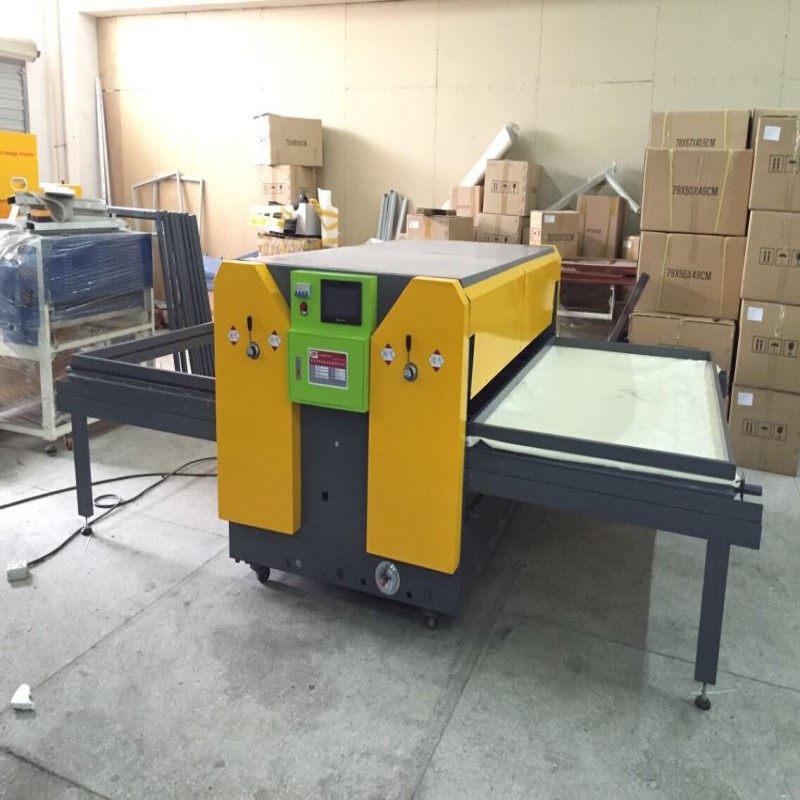 真空热转印木纹压烫机、大幅面陶瓷木板金属珠玻璃热转印升华烫画