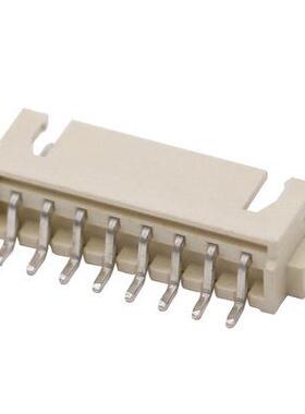 XH2.54mm接插件SMT贴片卧贴耐高温针座2AWT/3/4/5/6/7/8/9P连接器