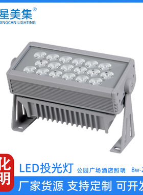 LED投光灯亮化桥梁公园户外防水园林景观庭院照树灯8W12W18W24W