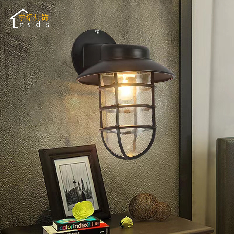 户外壁灯防水庭院灯欧式别墅大门墙壁灯接电款田园风格灯