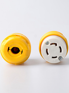 S42 NEMA L14-30R 美式工业组装插头带锁