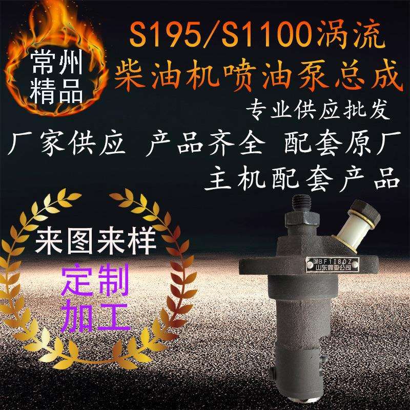 常柴鑫亚单杠涡流柴油喷油泵总成s195s1100柴油机喷油器总成配件