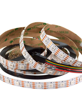 APA102升级款HD107S内置IC幻彩60灯5050RGB单点单控不防水灯带