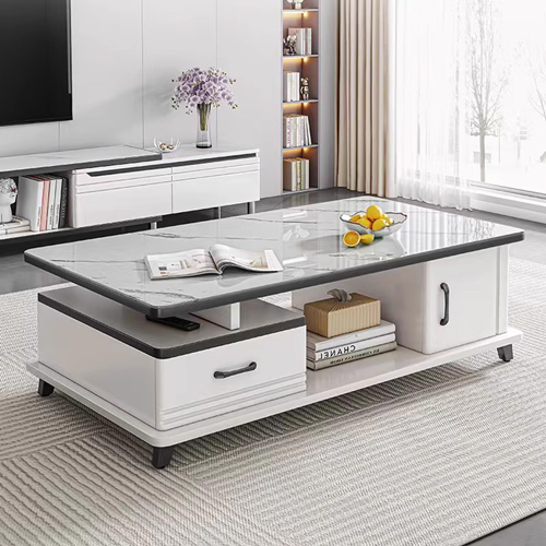 速发茶几客厅家用小户型桌子简茶茶几欧约钢化玻璃式几电视柜组合