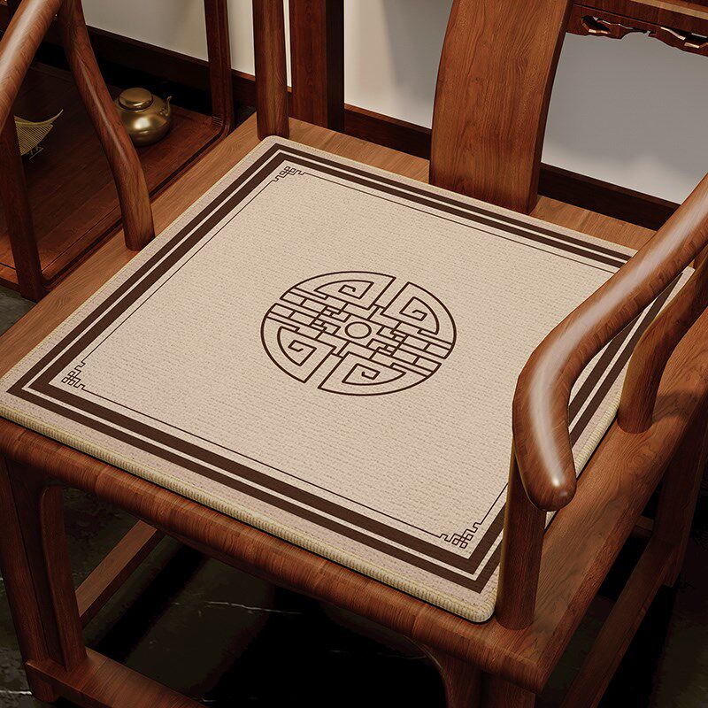 速发红木沙发坐垫屁垫四季通用新中茶太师圈椅座垫实木椅垫餐式桌