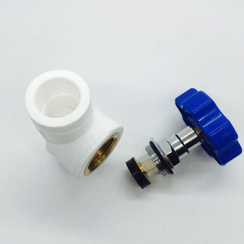 速发精品PPR截止阀 铜阀芯(家装款)升降式卡簧式慢开阀芯D20-2