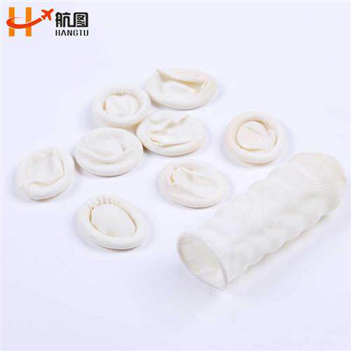 速发乳胶手指套一次性指套电子厂防滑工业防护点钞数钱橡胶劳保耐