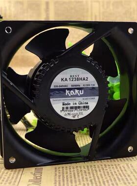 台湾卡固风扇 kaku交流轴流系列 KA12738H 配电箱 SMT设备用 现货