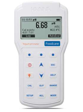 HANNA  微电脑酸度pH氧化还原mV温度测定仪（奶酪行业）HI98164