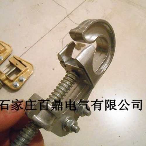 10kv圆口线路接地棒带线 猴头式接地线10kv 百鼎喉头接地线25mm