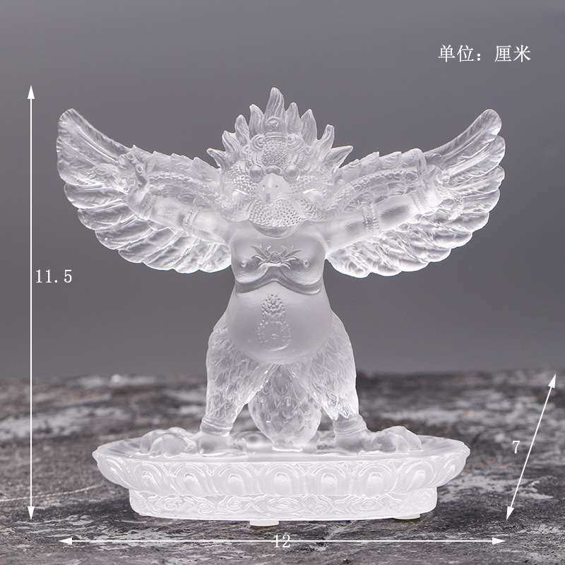 古法琉璃金翅大鹏鸟迦楼罗鸟雷鸟护法泰国工艺品供奉摆件,家居饰品,桌面摆件,淘宝优惠券,粉丝福利购,淘宝优惠卷