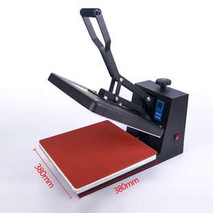 小型手动高压平板热转烫画机T恤领标印画印花机烫花烫钻压烫机